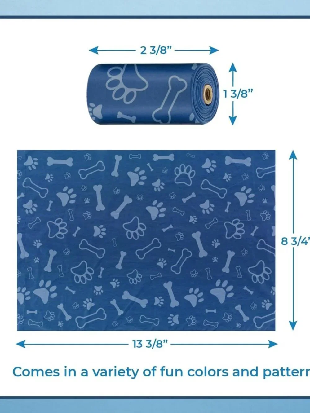Portable 150 Pack Dog Poop Bags - Assorted Colors for Effortless Waste Disposal